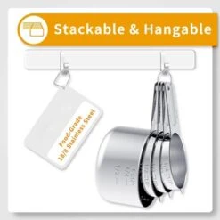 Itopfox Stainless Steel Measuring Cups & Spoons Set, Essential Kitchen Gadgets For Precise Cooking And Baking Needs (10-Piece) -Kitchen Chef GUEST da554fd4 c77d 4ca5 be57 b4a616ab717d