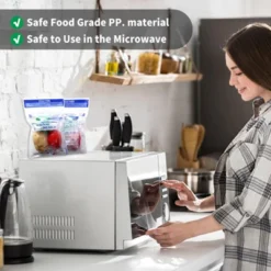 Itopfox 12 Pcs Reusable Microwave Steamer Cooking Bags For Vegetables Potatoes Meat, Perfect For Healthy Steam Cooking, Preserves Nutrients -Kitchen Chef GUEST da76ad6b 7568 4830 8743 25025736856f