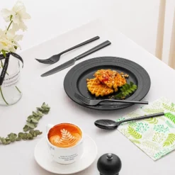 Itopfox 40-Piece Forged Flatware Set, Premium Stainless Steel Cutlery Set, Mirror Polished, Dishwasher Safe, Service For 8, Ideal For Kitchen, Home -Kitchen Chef GUEST da876762 6d50 442c 8b82 12e7c100ef44