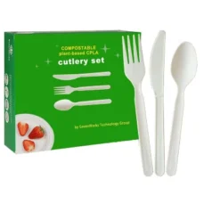 Itopfox 150 Count Heavy-duty Compostable Utensils Set, Includes Forks, Spoons, And Knives, BPI Certified Disposable Flatware -Kitchen Chef GUEST dbdb6368 d25c 4b2e 84a5 ba028e2aecd0