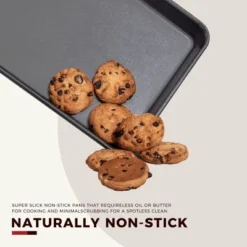 Itopfox 7-Piece Nonstick Bakeware Set With Round & Square Cake Pan, Loaf Pan, Muffin Pan, Cookie Sheet, Roast Pan, Cooling Rack -Kitchen Chef GUEST dd66304d 38c8 4626 aaac 94572855ce74