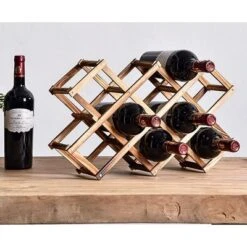 Itopfox Freestanding Stackable Wine Rack Organizer For Countertop And Cabinets With Foldable Design And Scratch-Resistant Protector -Kitchen Chef GUEST dde5052d 13b7 4155 9eee c5f612121bd3