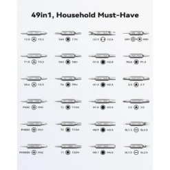 Itopfox 49-in-1 Small Screwdriver Set, Super Durable Tiny Torx Screwdriver For Ring Doorbell, Precision Magnetic Mini Repair Tool Kit For Watch -Kitchen Chef GUEST de4e563b 70fc 4c4b b818 ce940738b0cc