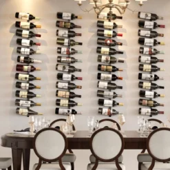 Itopfox 2 Pack Wall Mounted Wine Rack For 24 Bottles, Detachable Wine Storage Organizer Display Holder For Kitchen, Dining Room, Bar, Wine Cellar -Kitchen Chef GUEST df2c837c 55c5 4f0c b36b 19440a009e7c