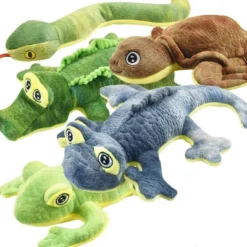 Itopfox Stuffed Animal Dog Toys, 5 Pack Tough Squeaky Plush Toys Assortment, Great Value Pet Toys Bundle, Woodland Series Chew Toys For Dogs -Kitchen Chef GUEST df476fd4 0078 4d2e a619 7175e9cf309e