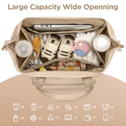 Itopfox Convertible Diaper Backpack With Laptop Sleeve & Cooler Storage, Large Pumping Bag For Working Moms, 31L Capacity -Kitchen Chef GUEST df74740d b393 4dfa a897 c4fd80c8c4e3