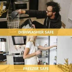 Itopfox 32-Piece Kitchen Plastic Wheat Straw Dinnerware Set, Service For 8, Unbreakable Dish Set - Dinner Plate, Dessert Plate, Cereal Bowl, Cup, -Kitchen Chef GUEST e0a7f98c 3f1a 40bf 8da6 95dad9eba726 1