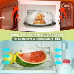 Itopfox Microwave Splatter Cover With Water Steamer, Clear Lid For Food, Integrated Handle, BPA-Free Splatter Guard, Essential Kitchen Gadgets -Kitchen Chef GUEST e1482801 6e85 4b7d 8cba d195d70e9cc7