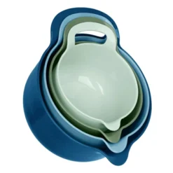 Itopfox 4-Piece Nesting Mixing Bowls Set With Pour Spout & Handle, BPA-Free, Microwave & Dishwasher Safe, Non-Slip Base, Lightweight -Kitchen Chef GUEST e23a7352 28fe 42d5 ac44 857fa8de5aa3