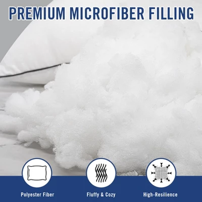 Itopfox Standard Size Bed Pillows For Sleeping 4 Pack, Luxury Hotel Pillows, Comfortable And Supportive, Machine Washable For Stomach, Back 6 Itopfox Standard Size Bed Pillows For Sleeping 4 Pack, Luxury Hotel Pillows, Comfortable And Supportive, Machine Washable For Stomach, Back - Image 4