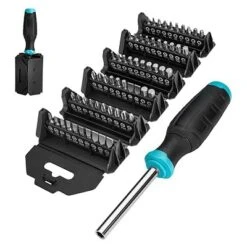 Itopfox Multi-Function Screw Driver Set With 60 Replaceable Cr-V Bits Flat, Phillips, Torx, Hex, Square, All In One Screwdrivers With Rolling Barrel -Kitchen Chef GUEST e4a1d3bf 613a 43b7 9a0b da188e511432