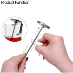 Itopfox Instant Read Dial Thermometer For Coffee, Chocolate, Milk Foam, Safe & Easy To Use, Wide Measuring Range -Kitchen Chef GUEST e5775b65 4d7d 4e35 8beb b6ef6d6439bc