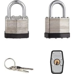 Itopfox 12-Pack Keyed Alike Nickel Plated Steel Padlocks With Keys, Secure Locks For Gates, Sheds, Cabinets, Bags, And More -Kitchen Chef GUEST e6c646b5 cc28 4467 99f0 da384dc93b28