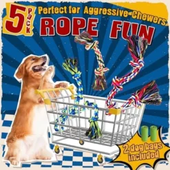 Itopfox Heavy Duty Dog Toy For Aggressive Chewers – Tough Chew Toys For Large Dogs, Ideal For Tug-of-War & Teeth Cleaning, With 3 Rope Toys 14 Itopfox Heavy Duty Dog Toy For Aggressive Chewers – Tough Chew Toys For Large Dogs, Ideal For Tug-of-War & Teeth Cleaning, With 3 Rope Toys -Kitchen Chef GUEST e7269ee2 0793 41b9 b309 2d27367060b3