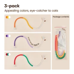 Itopfox Cat Chew Toys With Refillable Natural Catnip, Safe Teeth Cleaning Interactive Kitten Toys For Indoor Play, All Breeds -Kitchen Chef GUEST e77db225 e9d9 4088 8509 7873af31b14b