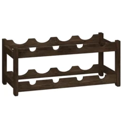 Itopfox Freestanding 2-Tier Bamboo Wine Rack For 8 Bottles, Countertop Cabinet Holder, Storage Shelf For Bar, Pantry, Wine Cellar, Basement -Kitchen Chef GUEST ea765f0f 2c9a 4321 8ea0 cb7743bbb66c