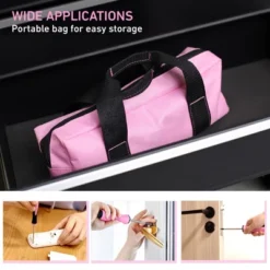 Itopfox 12-Piece Pink Magnetic Screwdrivers Set With Slotted Phillips And Precision Screwdrivers, Repair Tool Kit With Storage Bag -Kitchen Chef GUEST eaab237f 12ad 4250 a072 738f475f62e7