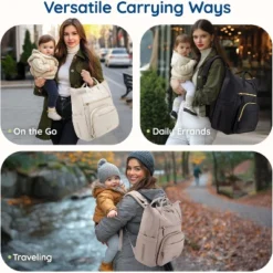 Itopfox Neoprene Diaper Backpack Small Lightweight Water Resistant Baby Bag With Changing Pad And Stroller Straps For Boys Girls Newborn -Kitchen Chef GUEST ebb9b685 fb45 4db6 9ab2 80acc91225e0