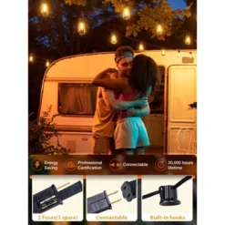 Itopfox Outdoor String Lights, Waterproof Patio Lights With 45+3 Shatterproof Dimmable LED Bulbs, Connectable For Backyard Garden 15 Itopfox Outdoor String Lights, Waterproof Patio Lights With 45+3 Shatterproof Dimmable LED Bulbs, Connectable For Backyard Garden -Kitchen Chef GUEST ebbce957 3b4f 47a6 8bec 8ea2799d8079