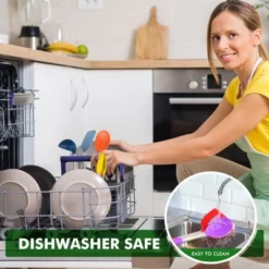 Itopfox 14-Piece Heat-Resistant Silicone Kitchen Utensil Set With Holder, Spatulas, Spoons, And More, Dishwasher Safe, BPA-Free, Multicolor -Kitchen Chef GUEST ec298e06 f834 4ab4 8041 aa0d332ef60c