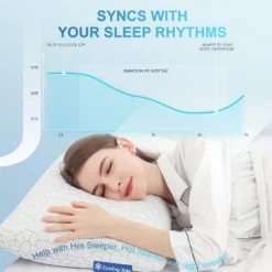 Itopfox Cooling Pillows For Sleeping 2 Pack, Shredded Memory Foam Bed Pillows, Cool Gel Pillow For Hot Sleepers Adjustable Firm Pillow For Side, Back -Kitchen Chef GUEST ef0c7257 cb0b 4acd 8fa9 32a90af96b4f