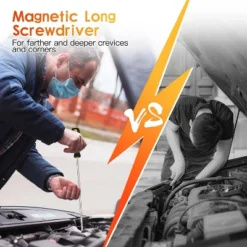 Itopfox 9-Piece Magnetic Screwdriver Set With Non-Slip Handles, Includes Phillips And Slotted Screwdrivers For Home And Car Maintenance -Kitchen Chef GUEST ef4d69cb 2d8c 4c76 8341 f4f093139370