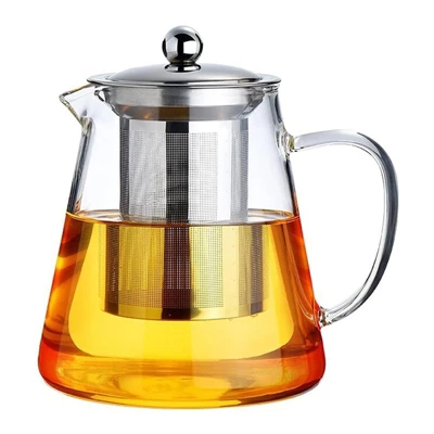 Itopfox Mini Glass Teapot With Removable Stainless Steel Infuser For Blooming & Loose Leaf Tea, Microwave & Stovetop Safe 10 Itopfox Mini Glass Teapot With Removable Stainless Steel Infuser For Blooming & Loose Leaf Tea, Microwave & Stovetop Safe - Image 8