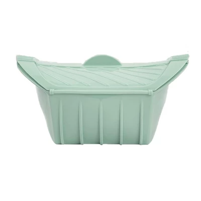 Itopfox Microwave Steamer, 2-Pack Silicone Food Steamer For Cooking, Vegetable Pot With Lids Vegetables Fish Prep Meal Food, Microwave & Freezer Safe 9 Itopfox Microwave Steamer, 2-Pack Silicone Food Steamer For Cooking, Vegetable Pot With Lids Vegetables Fish Prep Meal Food, Microwave & Freezer Safe - Image 7