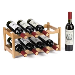 Itopfox 2-Tier Bamboo Wine Rack - Eco-Friendly, Space-Saving Storage For 8 Bottles, Easy Assembly For Kitchen, Pantry, Bar, Or Home Decor 16 Itopfox 2-Tier Bamboo Wine Rack - Eco-Friendly, Space-Saving Storage For 8 Bottles, Easy Assembly For Kitchen, Pantry, Bar, Or Home Decor -Kitchen Chef GUEST f27fc250 7a62 4c90 8f58 7dfd39dfc231