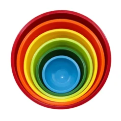 Itopfox Classic Mixing Bowl Set, Microwave And Dishwasher Safe, Ideal For Baking, Prepping, Cooking And Serving Food (Set Of 6, Red) -Kitchen Chef GUEST f670df69 6245 40ac bc2f a9ee14942e4b