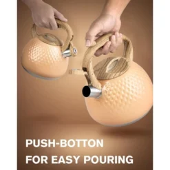 Itopfox Tea Kettle With Loud Whistle, 2.5 Quart Stovetop Kettle, Food Grade Stainless Steel, Anti-Hot Ergonomic Handle, Suitable For All Heat Sources -Kitchen Chef GUEST f89529a7 1bb7 4655 96ca 08ef299ca9aa