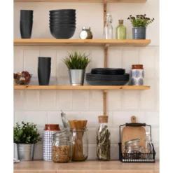 Itopfox 24-Piece Dinnerware Set For 6, Unbreakable Wheat Straw Plates & Bowls, Dishwasher & Microwave Safe, RV, Beach House & Daily Use, Black 15 Itopfox 24-Piece Dinnerware Set For 6, Unbreakable Wheat Straw Plates & Bowls, Dishwasher & Microwave Safe, RV, Beach House & Daily Use, Black -Kitchen Chef GUEST fb823a25 0b17 4da1 9085 820ff59d2ab3