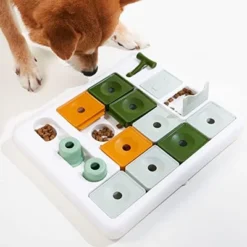 Itopfox Dog Puzzle Toy With 3 Levels, Mental Stimulating Game For Smart Dogs, Treat Dispenser For All Breeds -Kitchen Chef GUEST fbd15de5 ada4 40d0 94a4 47ae978ca54a