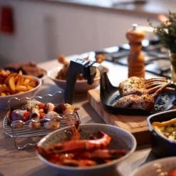 Itopfox 9 Inch Air Fryer Accessories Set With Cupcake Pan, Pizza Pan, Silicone Baking Cup, Recipe Cookbook For 5.3Qt - 6.8Qt Air Fryers -Kitchen Chef GUEST fc0a2cc5 c939 4c0c 9701 4cd77f491fa5