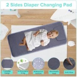 Itopfox Large Capacity Diaper Backpack With USB Port, Waterproof & Foldable Baby Travel Bag For Parents, Black -Kitchen Chef GUEST fddae12b 0521 4bb5 bbf6 ae1e1daf5611