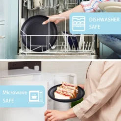 Itopfox Wheat Straw Dinnerware Set For 8, Includes Plates, Bowls & Cups, Unbreakable & Dishwasher Safe, Perfect For Parties, Picnics & Everyday Use -Kitchen Chef GUEST fef08444 6810 4718 be59 25b836c439b1