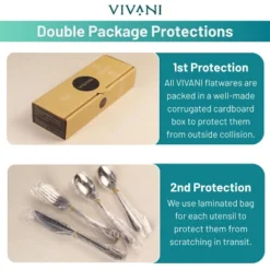 Itopfox 16 Piece Silverware Set For 4, Premium Stainless Steel Cutlery Set, Utensil Sets, Flatware For 4, Forks Spoons And Knives Set Dishwasher Safe -Kitchen Chef GUEST ff015b2c fe25 4766 878d 6826597c4af1