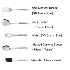 Itopfox 11-Piece Stainless Steel Kitchen Utensil Set With Spatula, Nonstick Cookware Gadgets For Cooking, Baking, And Serving -Kitchen Chef GUEST ffde74ab 76da 4313 b10c cb11f872d18a
